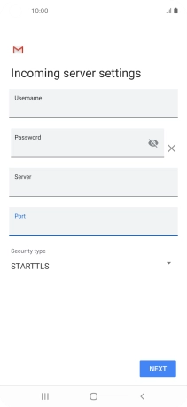 Press the drop down list below 