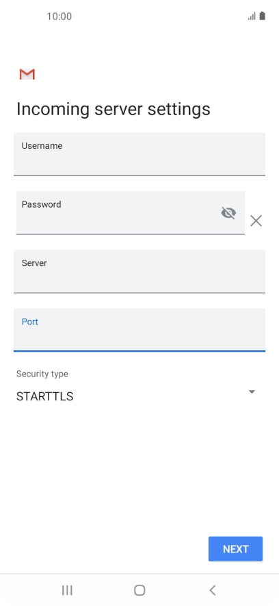 Press the drop down list below 