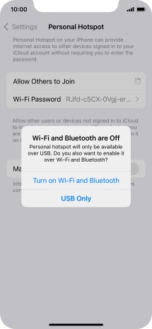If Wi-Fi is turned off, press Turn on Wi-Fi and Bluetooth.