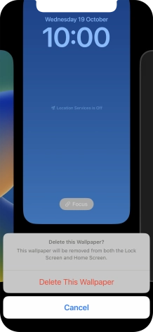 Press Delete This Wallpaper.