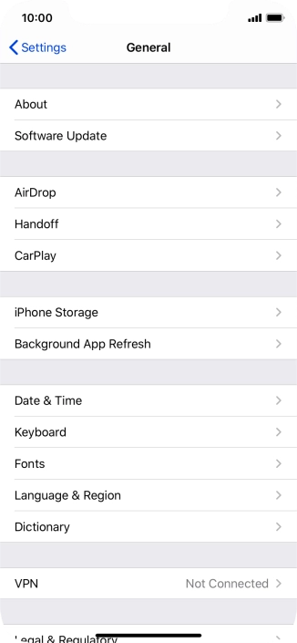 Press Background App Refresh.