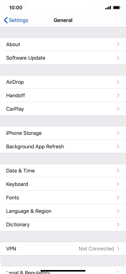 Press Background App Refresh.