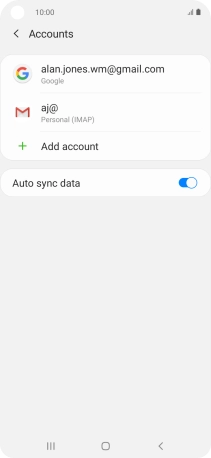 Press the Home key to return to the home screen.