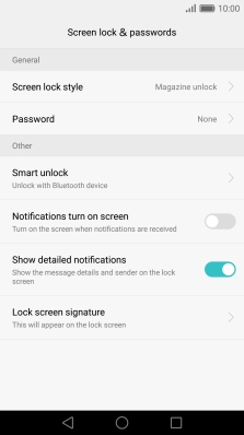 Press the Home key to return to the home screen.