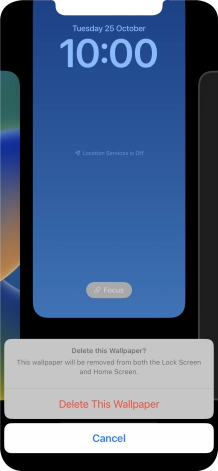 Press Delete This Wallpaper.