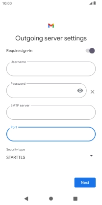 Press the drop down list below 