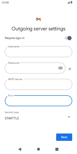 Press the drop down list below 