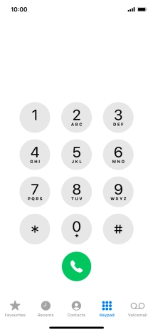 Press Keypad.