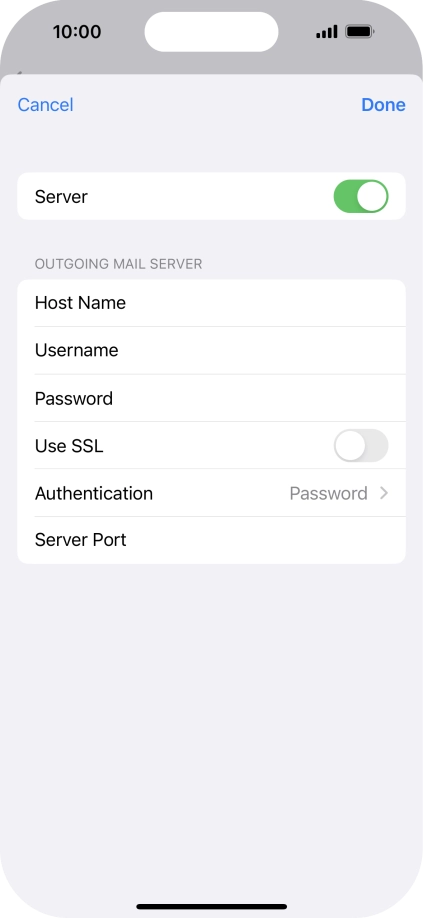 Press Authentication.