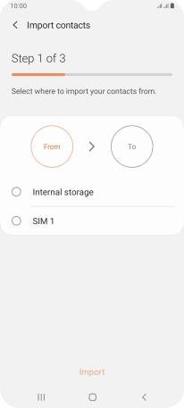 Press the name of the SIM.