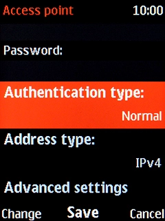 Select Advanced settings.