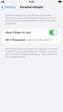 Press the Home key to return to the home screen.