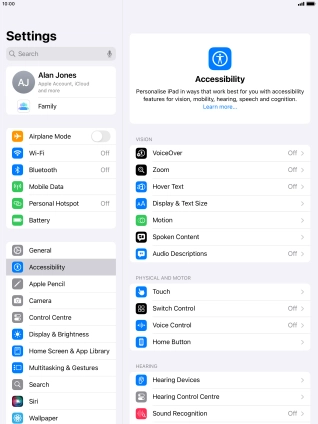 Press the required category below 