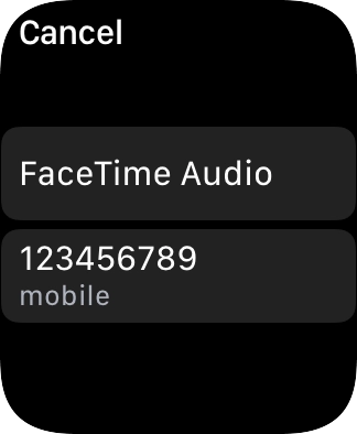Press the required number.