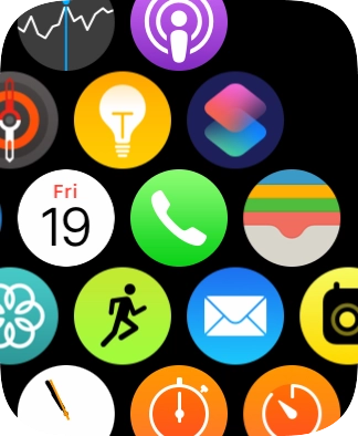 Press the email message icon.