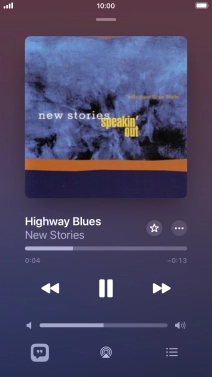 Press arrow right to go to the next audio file.