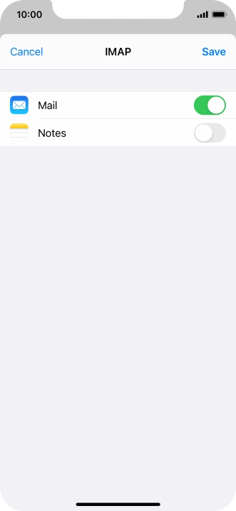 Press Save. Your email account has now been set up. To select more settings for incoming and outgoing server, proceed with the following steps.