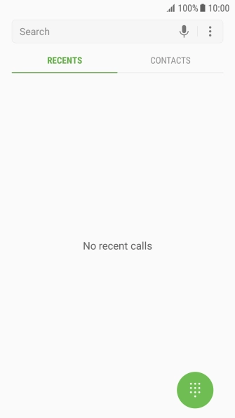 Press the menu icon.