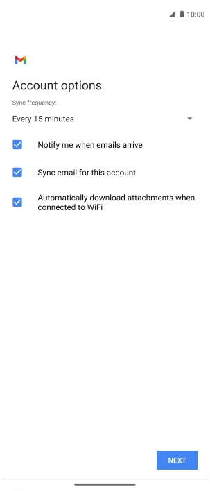 Press the drop down list below 