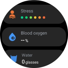 Press Blood oxygen.