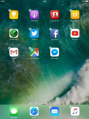 Press the delete icon.