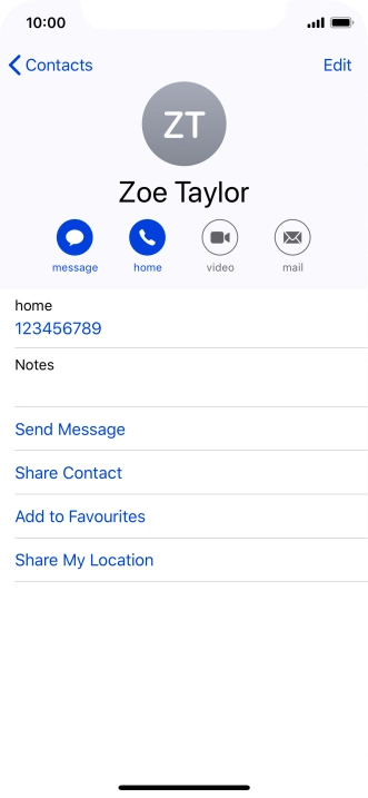 Slide your finger upwards starting from the bottom of the screen to return to the home screen.