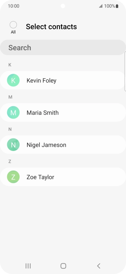 Press the field above 