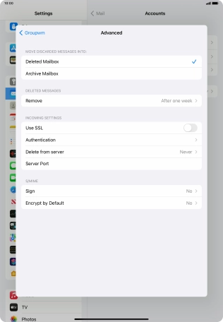 Press Authentication.