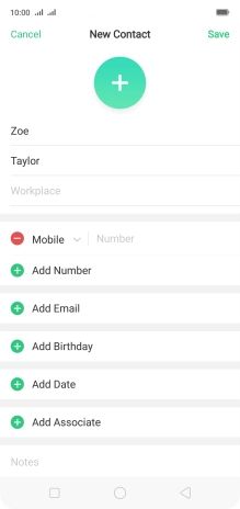 Press Number and key in the required phone number.