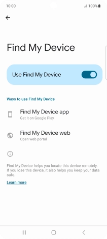 Press the Home key to return to the home screen.