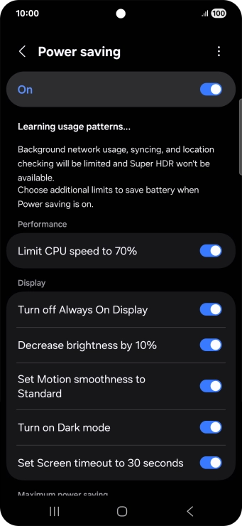 Press the Home key to return to the home screen.