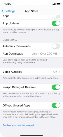 Slide your finger upwards starting from the bottom of the screen to return to the home screen.