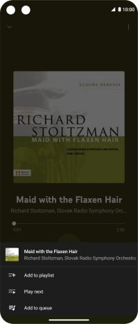 Press Add to playlist.