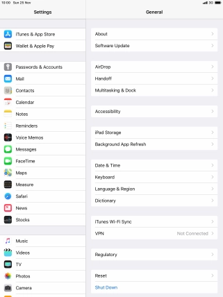 Press Passwords & Accounts.