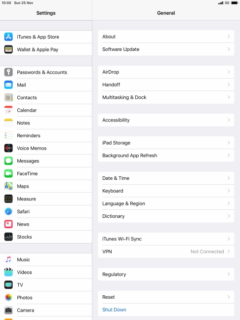 Press Passwords & Accounts.