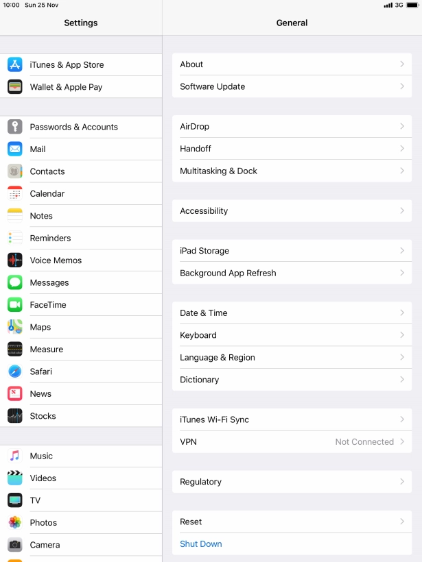 Press Passwords & Accounts.