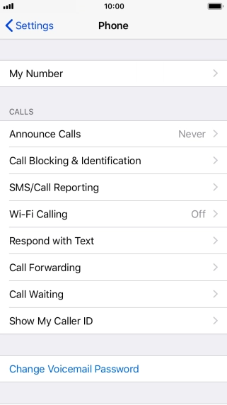 Press Wi-Fi Calling.