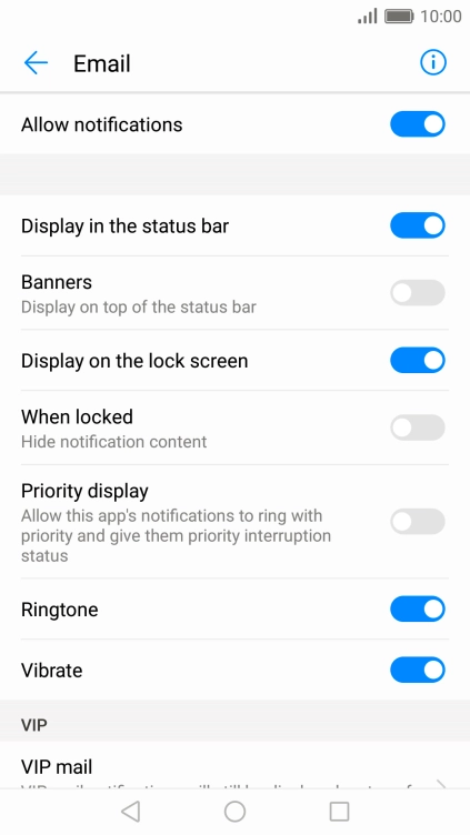 Press Allow notifications to turn on the function.