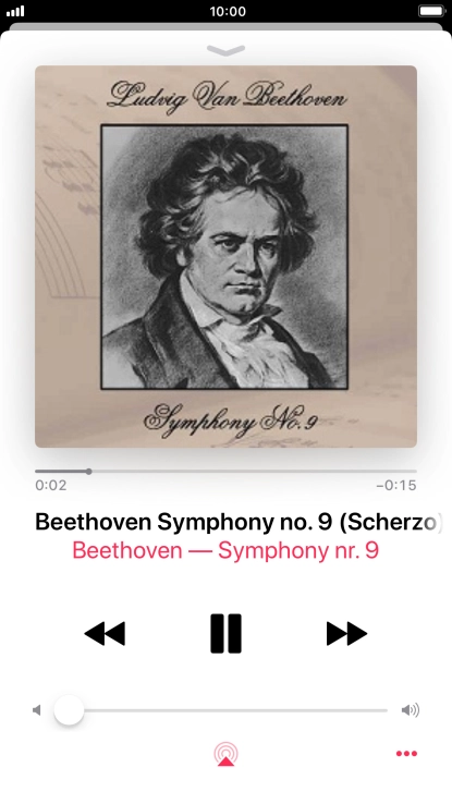 Press arrow right to go to the next audio file.