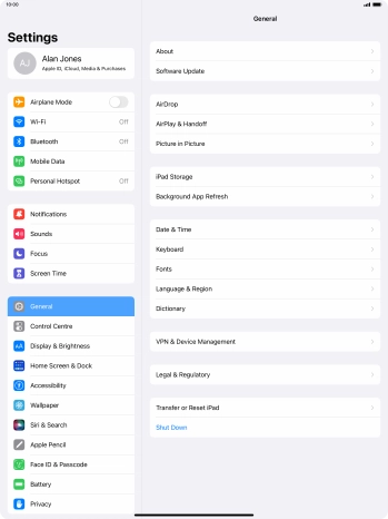 Press Background App Refresh.