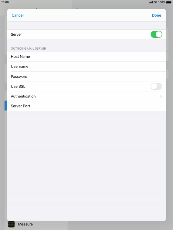 Press Authentication.