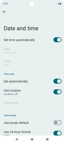 Press the Home key to return to the home screen.