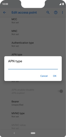 Key in mms and press OK.