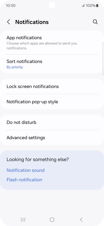 Press App notifications.
