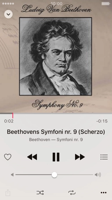 Press arrow right to go to the next audio file.