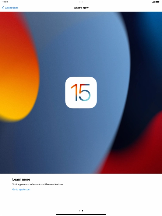 Slide your finger upwards starting from the bottom of the screen to return to the home screen.