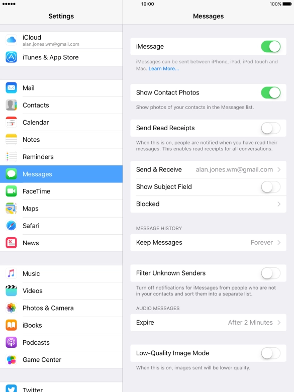 Press the Home key to return to the home screen.
