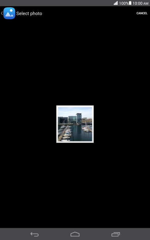 Press the required picture.