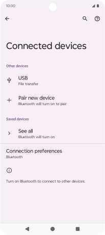 Press Pair new device.