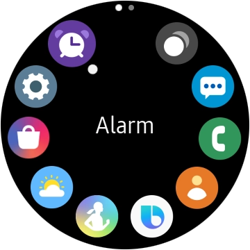 Press the Home key to access the main menu.